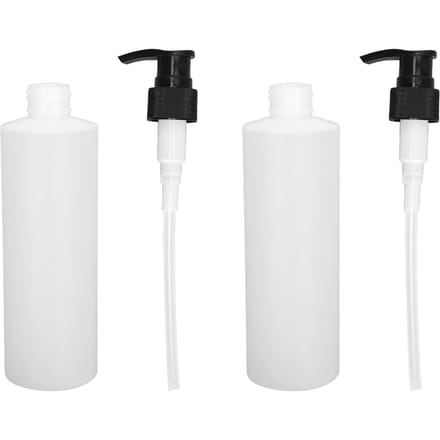 2 stuks 250ml massageolie dispenser, hervulbare crème shampoo pomp dispenser voor massageolie white