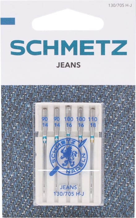 Schmetz Jeans - Naalden assortiment, per pakje