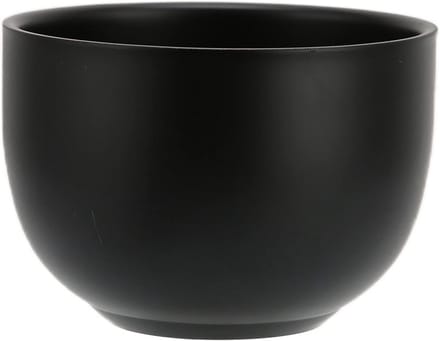 Zwarte Scheerzeep Bowl van RVS voor Mannen - Schuim-/Scheerschuim Beker