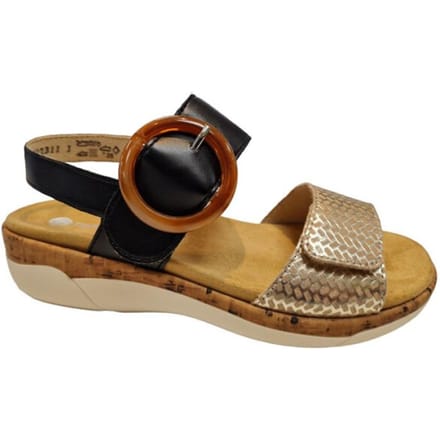 Sandalen met sleehak Remonte -