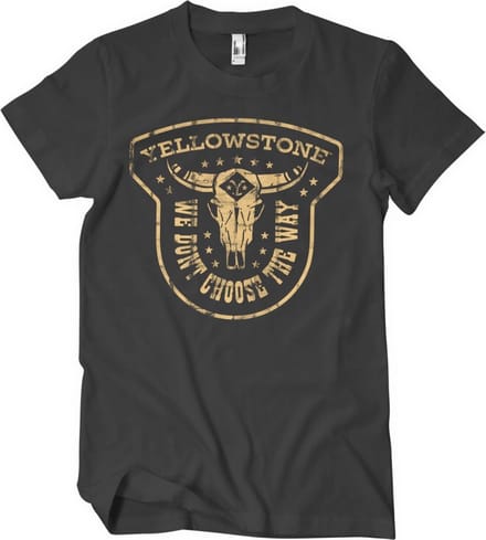 Yellowstone Heren Tshirt -M- We Don't Choose The Way Zwart