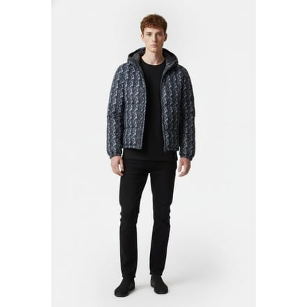 JOTT Bergen Monogram Jacket Monogram Anthra / Anthra Größe: L | Leichte Jacken Outlet | Herren