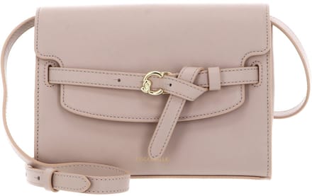 COCCINELLE Leren schoudertas Sabine Handbag Rosette oud roze