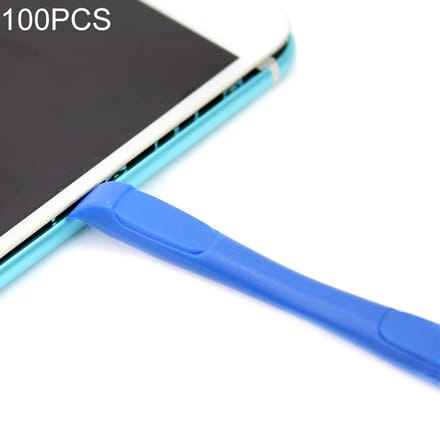Let op type!! 100 PCS JIAFA P8817 Mobile Phone Repair Tool Double-end Spudgers(Blue)