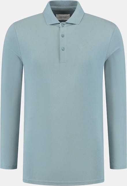 Pure Path Regular Fit Polo - Blue Gray - Maat XXL