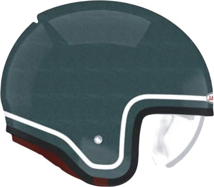 Bell TX501 Classic Petrol Wit Jethelm - Helm
