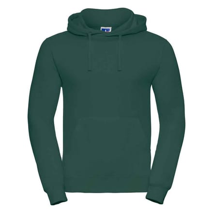 Russell Effen Heren Hoodie (Fles groen)