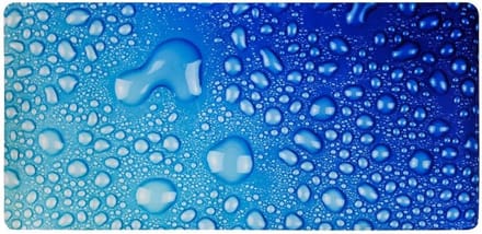 Badmat met zuignappen - Douchemat antislip - Veilig douchen - Wasmachinebestendig - 36 x 77 cm - Waterdruppels design