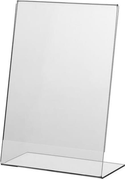 Folderhouder A5 L-standaard Classic Acryl hoog