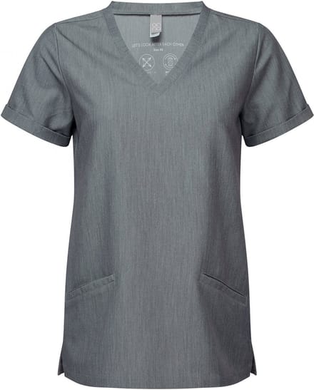 Schort/Tuniek/Werkblouse Dames M Onna Dynamo Grey 42% Polyester, 33% , 19% Viscose, 6% Elasthan