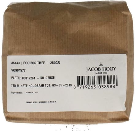 Jacob Hooy Rooibos Thee 250 gr