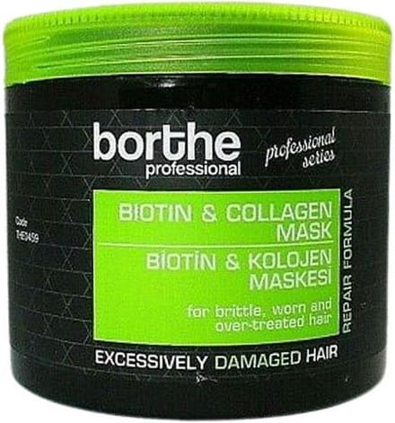 Borthe Proffesional - Biotine & Collageen - Haarmasker - 500 ML