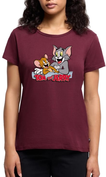 Tom En Jerry Vrienden Premium T Shirt Dames