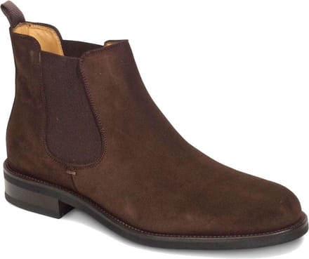 Steppin' Out Chelsea Boots Suède Bruin - Maat 40 - Heren