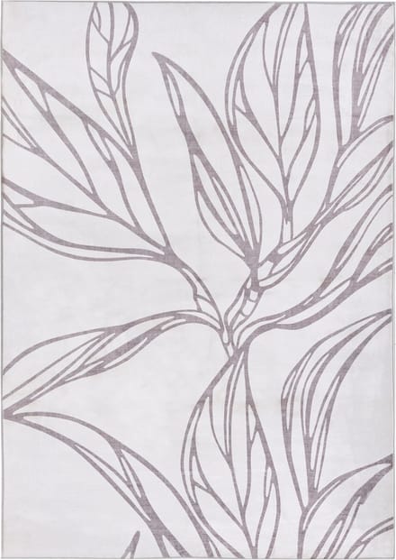 ERZURUM - Vloerkleed - Lichtbeige - 140 x 200 cm - Polyester