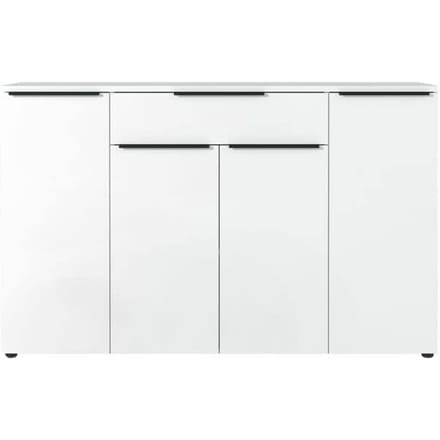 Porto dressoir, met 1 lade en 4 deuren, B 1610 x D 400 x H 1010 mm, wit