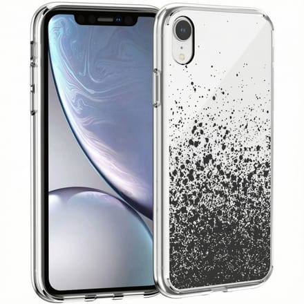 imoshion Hoesje - Geschikt voor Apple iPhone XR - Design hoesje - Splatter Black