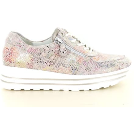 Dames Veterschoenen Waldlaufer H-lana Rosa Lightgold Multi - Maat 7