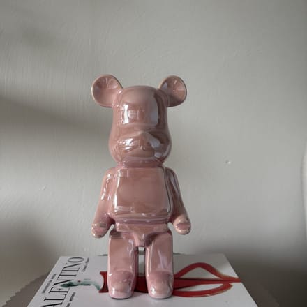 Keramische beer pink