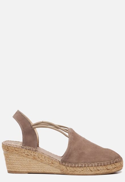 Toni Pons Tremp Dames Espadrilles - taupe - Maat 39