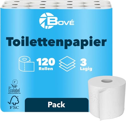 Toiletpapier 3-laags - 80 Rollen - Extra Zacht en Scheurvast WC-papier