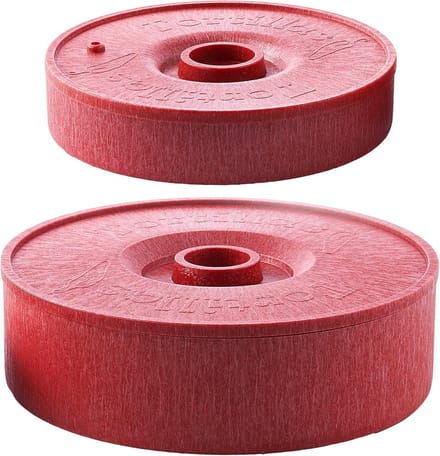 Tortilla Warmer - Pannenkoeken Houder - Eten Warm Houden - Combinatie Twee Maten - 22 cm Groot - Rood