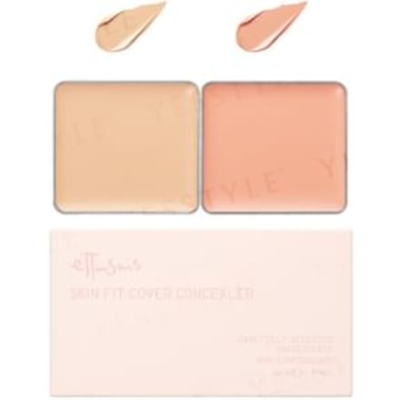 ettusais - Skin Fit Cover Concealer Versatile Beige & Clear Coral
