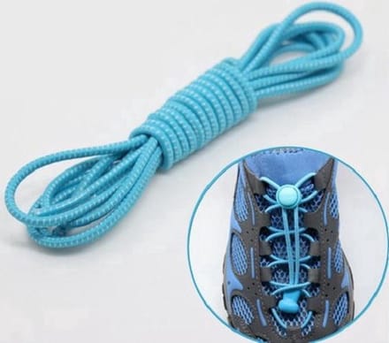 Go Go Gadget - Lock Laces - Perfect voor Hardlopen - Licht Blauw