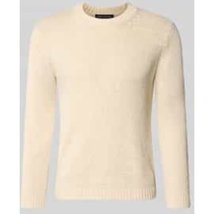 regular fit gebreide pullover van katoenmix