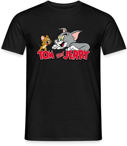Tom En Jerry Vang Me Maar T-Shirt Heren