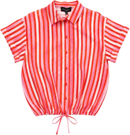 Elvira Collections Summer blouse roos dessin