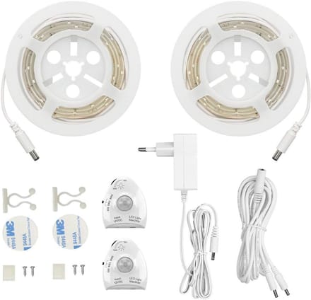 Dimbare LED Bedlicht met Bewegingssensor en Warm Wit Licht