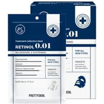 Pretty skin - Treatment Collection Mask Set - 3 Types Retinol 0.01