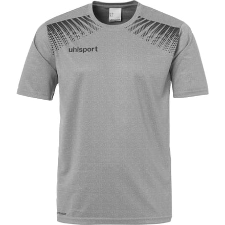 Uhlsport Goal Polyester Training T-Shirt Donker Grijs Melange-Zwart Maat 128