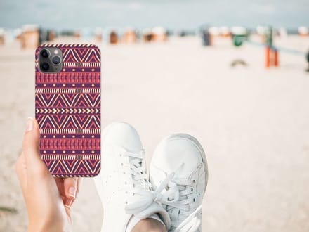 Apple iPhone 11 Pro Max TPU bumper Aztec Paars