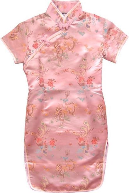 TA-HWA Chinese Kinderjurk Dragon & Phoenix Meisjes Jurk 98