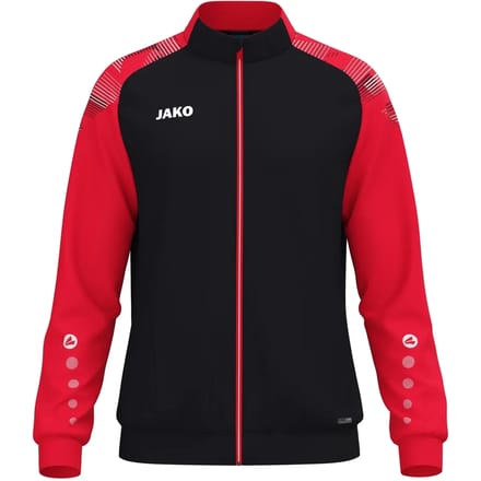 Jako Sonic Polyestervest Kinderen - Zwart / Rood | Maat: 128