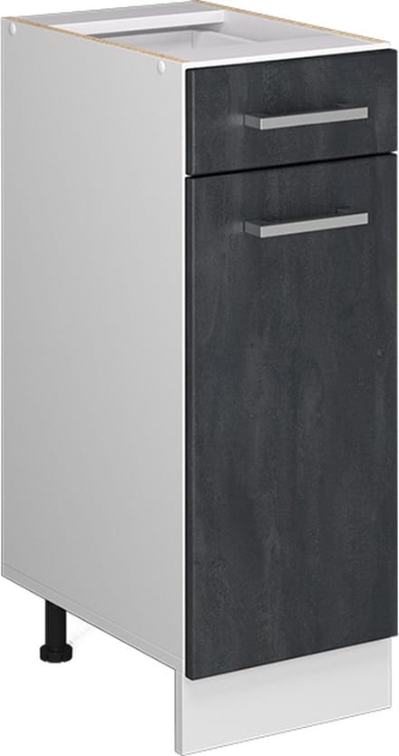 Vicco R-Line Keukenonderkast – 30 cm WB Eik Zwart beton