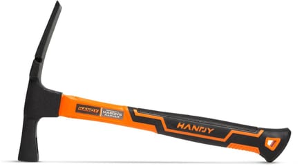 Metselaarshamer met Glasvezel Handvat - 600 g - Voor Sloop- en Metselwerk [10432A]