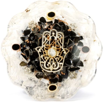 Orgonite Desk Power Packs - Hamsa with Sellonite - Med