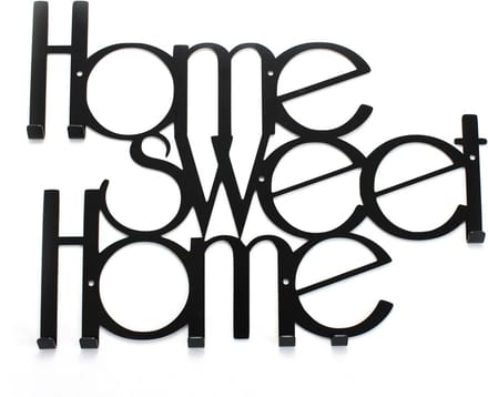 Decorizzly Home Sweet Home - Kapstok - Wandhanger - Staal - Modern Design