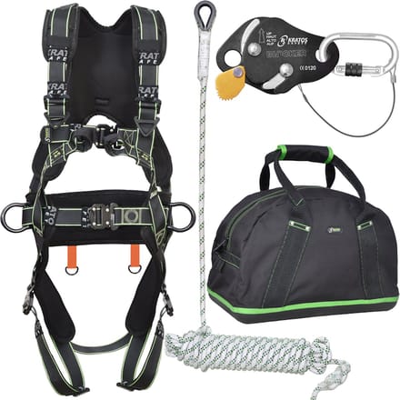 Kratos Valbeveiligingset Luxe voor daken & afdalen 30mtr