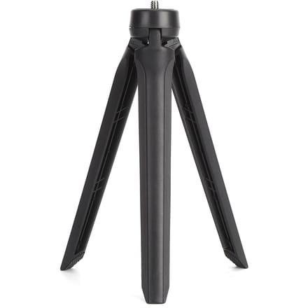 Trépied Réglable 19cm Support Portable Lumière d'Appoint Trépied de Bureau Vis 1/4 Pouce Mini Support Téléphone black