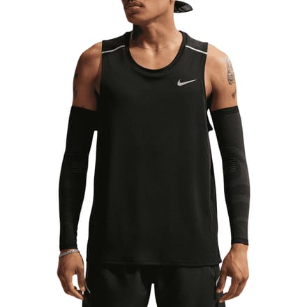 Nike Miler Tanktop Heren - Zwart- Heren, Zwart M