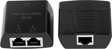 RJ45 Netwerk Splitter 1 naar 2 Ethernet Adapter voor LAN Verlenging