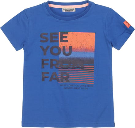 DJ Dutchjeans - T-shirt - Blauw - Maat 116