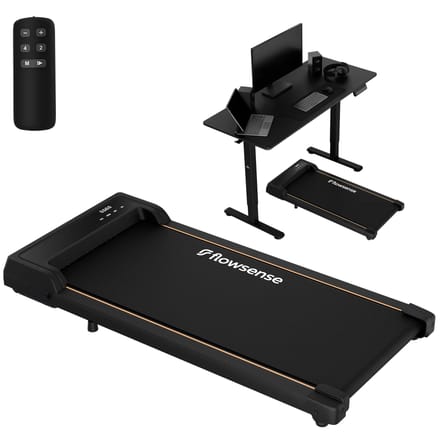Flowsense Loopband Inklapbaar (1-6 km/u) Walking Pad - Wandelband - Loopbanden voor Thuis - Loopband Elektrisch - Loopband Fitness
