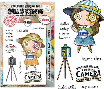 Aall & Create clearstamps A7 - Hold still