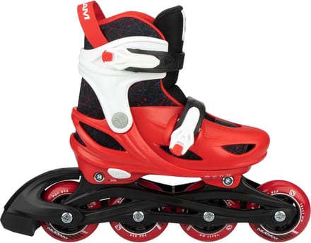 Nijdam Skeelers - Verstelbaar - Kinderen - Red Racer - Rood - Maat 25-28