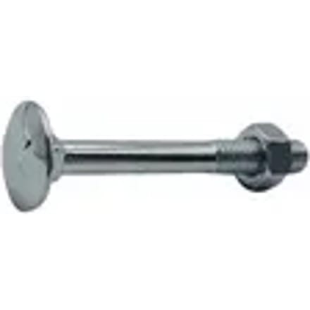 Sencys Slotbout Met Moer M6x40mm Per 50 Gegalvaniseerd